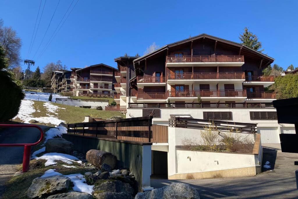 Appartement L'Edel - Vue Massif Mont-Blanc Saint-Gervais-les-Bains Exteriör bild