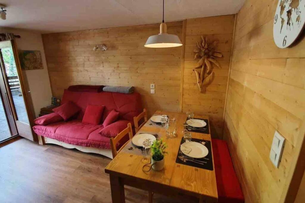 Appartement L'Edel - Vue Massif Mont-Blanc Saint-Gervais-les-Bains Exteriör bild